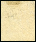 Stamp of India » 1854 Lithographs Spence 62: 4a brown red and dark blue on yellowish paper