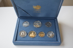 Stamp of Olympics » 1988 Seoul 1988 Seoul commemorative gold and silver medals in a presentation case