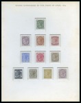 Stamp of Great Britain » 1855-1900 Surface Printed 1883-84 "Before And After The Stamp Committee" Presentation Book