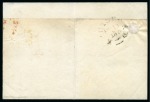 Stamp of Great Britain » 1840 1d Black and 1d Red plates 1a to 11 1840 1d Black pl.1a DD tied to wrapper from Knutsford (Cheshire) to Manchester by crisp red Maltese Cross