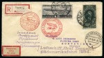 Stamp of Russia » Russia / Soviet Union Collections and Lots 1921-49, Very attractive selection of five covers/cards, incl. 1934 South America Zeppelin flight