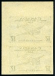 Stamp of Canada Canada Special Delivery. 1942-43 War Effort 17c ultramarine IMPERFORATE VERTICAL PAIR