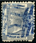 Stamp of Hong Kong » British Post Offices in Japan HK BRIT PO IN JAPAN 1863-71 Hong Kong 4c slate, perf 12½, 
