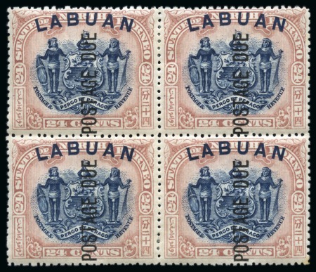 Stamp of Labuan LABUAN Postage Due. 1901 24c blue and lilac-brown, 