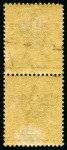 Stamp of Malaysia » Malaysian States » Selangor MALAYA SELANGOR 1891 2c on 24c green vertical pair from rows 9-10 of the setting 