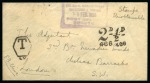 Stamp of Nigerias » Niger Coast Protectorate Niger Comp Territory 1898 (9 FEB) stampless cover to Chelsea Barracks London