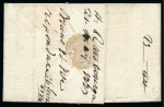 Stamp of Russia » Russia Imperial Pre-Stamp Postal History 1773 (May 23) Entire to Belgium with superb "ST. PETERSBOVRG" hs
