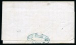 Stamp of Peru 1858 1p red on cover from Callao to Islay
