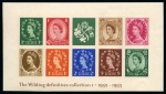 Stamp of Great Britain » Queen Elizabeth II 2002 Wildings 50th Anniversary IMPERFORATE mini sheet, mint nh