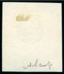 Stamp of Russia » The "Nikolai" Collection of Romanov Essays and Proofs 1913 Romanov Tercentenary 1k black, vignette only die proof on chalk surfaced paper