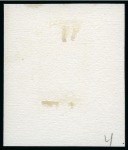 Stamp of Russia » The "Nikolai" Collection of Romanov Essays and Proofs 1913 Romanov Tercentenary 5 Ruble frame only, state 2B with portrait lightly etched, die proof in dark green on card