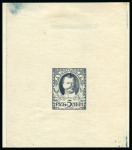 Stamp of Russia » The "Nikolai" Collection of Romanov Essays and Proofs 1913 Romanov Tercentenary 5 Ruble, state 4 complete die proof in dark blue on wove paper