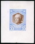 Stamp of Russia » The "Nikolai" Collection of Romanov Essays and Proofs 1913 Romanov Tercentenary group of die proofs incl. 3k (2), 10k, 25k (2), 35k (7), 50k (4) and 70k (6), total of 22 different proofs