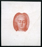 Stamp of Russia » The "Nikolai" Collection of Romanov Essays and Proofs 1913 Romanov Tercentenary 50k vignette only die proof in scarlet