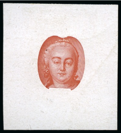 Stamp of Russia » The "Nikolai" Collection of Romanov Essays and Proofs 1913 Romanov Tercentenary 50k vignette only die proof in scarlet