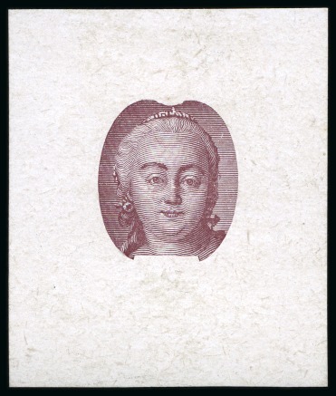 Stamp of Russia » The "Nikolai" Collection of Romanov Essays and Proofs 1913 Romanov Tercentenary 50k vignette only die proof in brown