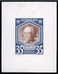 Stamp of Russia » The "Nikolai" Collection of Romanov Essays and Proofs 1913 Romanov Tercentenary 35k group of four bi-colour die proofs