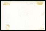 Stamp of Antigua & Barbuda Antigua 1902 (6 Feb) die proof in black on glazed card (92 x 60mm) of vignette for 1903-07 ½d to 2/- 