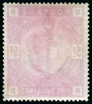 Stamp of Great Britain » 1855-1900 Surface Printed » 1883-84 & 1888 High Values 1883-84 5s Crimson mint nh