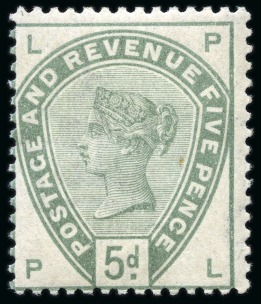 Stamp of Great Britain » 1855-1900 Surface Printed » 1883-84 Lilac & Green Issue 1883-84 Lilac & Green issue 1/2d to 1s set of 10, fresh unmounted mint