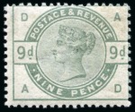 Stamp of Great Britain » 1855-1900 Surface Printed » 1883-84 Lilac & Green Issue 1883-84 Lilac & Green issue 1/2d to 1s set of 10, fresh unmounted mint