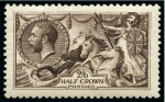 Stamp of Great Britain » King George V » 1913-19 Seahorse Issues 1913 Waterlow 2/6d. Deep Sepia-brown, imperceptibly mounted (possibly unmounted mint)