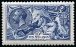 Stamp of Great Britain » King George V » 1913-19 Seahorse Issues 1915 De La Rue 10s deep blue, superb mint nh