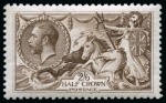 Stamp of Great Britain » King George V » 1913-19 Seahorse Issues 1918 Bradbury Wilkinson 2/6d. Olive-brown, fine unmounted mint 