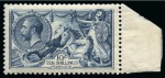 Stamp of Great Britain » King George V » 1913-19 Seahorse Issues 1918 Bradbury Wilkinson 10s dull grey blue mint nh
