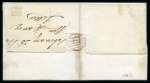 Stamp of Great Britain » Distinctive Maltese Cross Cancellations 1841 1d Red LJ tied to 1842 (Feb 26) wrapper from Helstone to Hayle (Cornwall) tied by crisp distinctive Helstone Maltese Cross