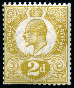 Stamp of Great Britain » King Edward VII » 1902-10 De La Rue Issues 1910 2d Group of six colour trials and a die proof prepared for use by De La Rue for the "Tyrian Plum"