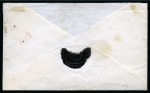 Stamp of Great Britain » 1840 1d Black and 1d Red plates 1a to 11 1840 1d Black pl.6 IB on 1840 (Dec 11) envelope from Farnham tied by crisp red Maltese Cross with despatch "traveller" ds adjacent