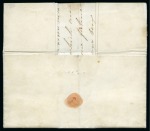 Stamp of Great Britain » 1840 1d Black and 1d Red plates 1a to 11 1840 1d Black pl.1a DB, fine to good margins, on 1840 (May 24) entire from Manchester to Blackburn