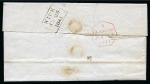 Stamp of Great Britain » 1841 1d Red 1841 1d Red pl.8 FL on 1841 (Jun 24) wrapper sent registered from Edinburgh to Wick 