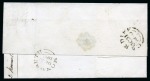 Stamp of Great Britain » 1841 2d Blue 1841 2d Blue DD, close to very good margins, on 1843 (Oct 31) wrapper from Cardiff to Monmouth