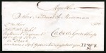 Stamp of South Africa » Cape of Good Hope 1783 Wrapper to the Cape of Good Hope carried by East India Ship "Draak"