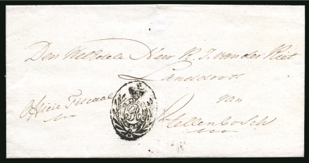 Stamp of South Africa » Cape of Good Hope 1807ca.-40s, Collection of pre-stamp postal history, 20 items