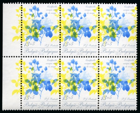 Stamp of Belgium » General issues from 1894 onwards 1989 Roses 13F +5F : trois variétés