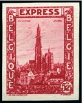 Stamp of Belgium » General issues from 1894 onwards 1929 EXPRES, quatre épreuves de couleur du 5F25