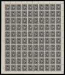 Stamp of Egypt » 1922-1936 King Fouad I Definitives 1927-37 Second Portrait Issue 2m type I complete mint sheet of 100