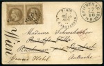 Stamp of France » Guerre de 1870-1871 AUTRICHE - Carte postale pour Reichenau affranchissement