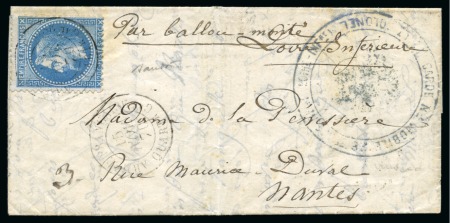 Stamp of France » Guerre de 1870-1871 Le Général Uhrich - Lettre avec mention manuscrite