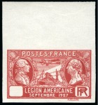 Stamp of France » Émissions à partir de 1900 1927, Y&T n°244/245 neuf sans gomme, Légion Américaine,