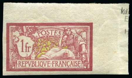 Stamp of France » Émissions à partir de 1900 1900, Y&T n°121a **, 1 franc lie-de-vin et olive Type