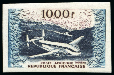 Stamp of France » Poste Aérienne 1954, Y&T PA n°30/33 **, série des Prototypes, non