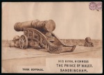 Stamp of Great Britain » King George V » 1912-24 Profile Head Issues 1912 (Dec 23) Large handpainted envelope, 32x23cm, illustration showing "Mons Meg" cannon at Edinburgh Castle,