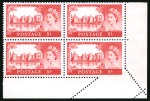 Stamp of Great Britain » Queen Elizabeth II 1959 5/- scarlet-vermilion, 2nd De la Rue printing,
