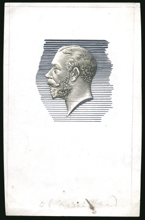 Stamp of Great Britain » King George V » 1912-24 Profile Head Issues 1912 Medal head bromide on glossy card (142 x 92mm)