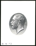 Stamp of Great Britain » King George V » 1912-24 Profile Head Issues 1913 Medal head bromide on glossy card (82 x109mm)