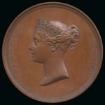 Stamp of Great Britain » Line Engraved Essays, Plate Proofs, Colour Trials and Reprints 1837 William Wyon City Medal in bronze, 55mm
